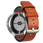 Bracelet pour Google Pixel Watch en cuir orange 1, 2, 3, 41mm 45mm