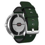 Bracelet pour Google Pixel Watch en cuir marron 1, 2, 3, 41mm 45mm vert