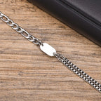 Bracelet homme initiale