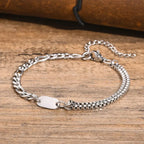 Bracelet homme initiale