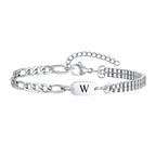 Bracelet homme initiale w