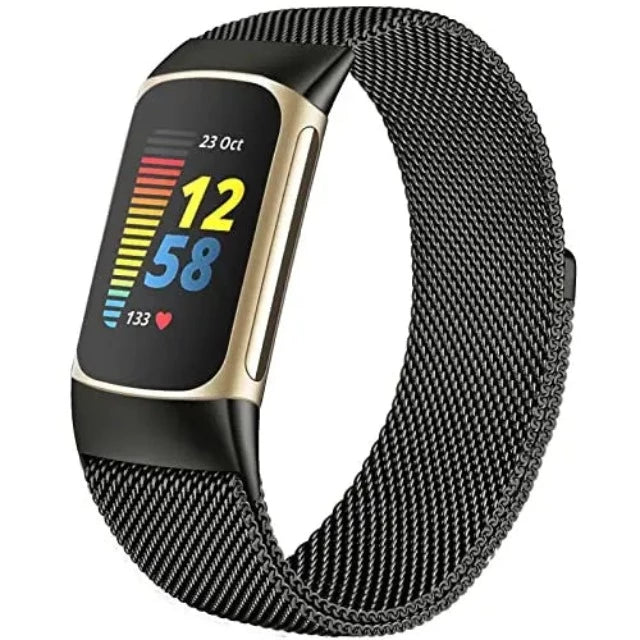 Bracelet for Fitbit Charge 3 Charge 4 Charge 5 Watch black