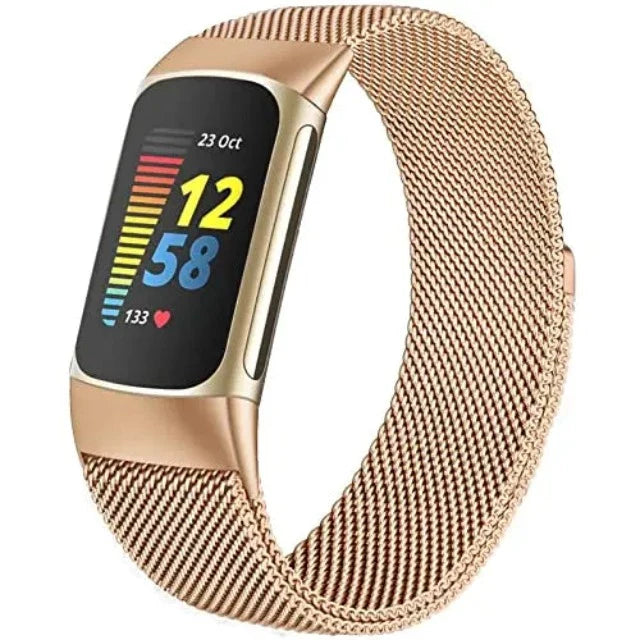 Bracelet for Fitbit Charge 3 Charge 4 Charge 5 Watch rose gold