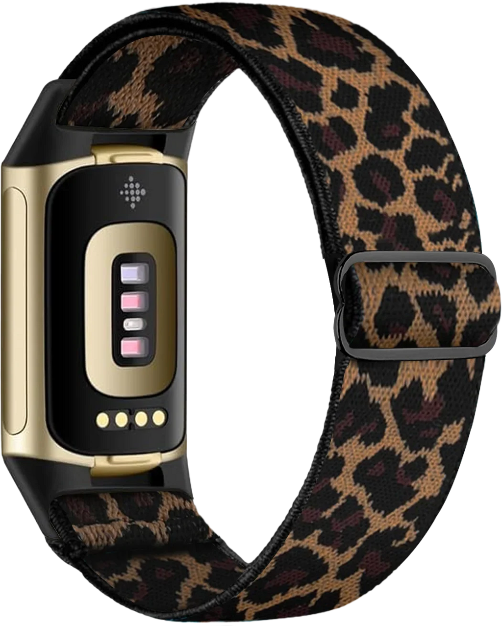 Bracelet pour montre Fitbit Charge 5, Charge 6 léopard