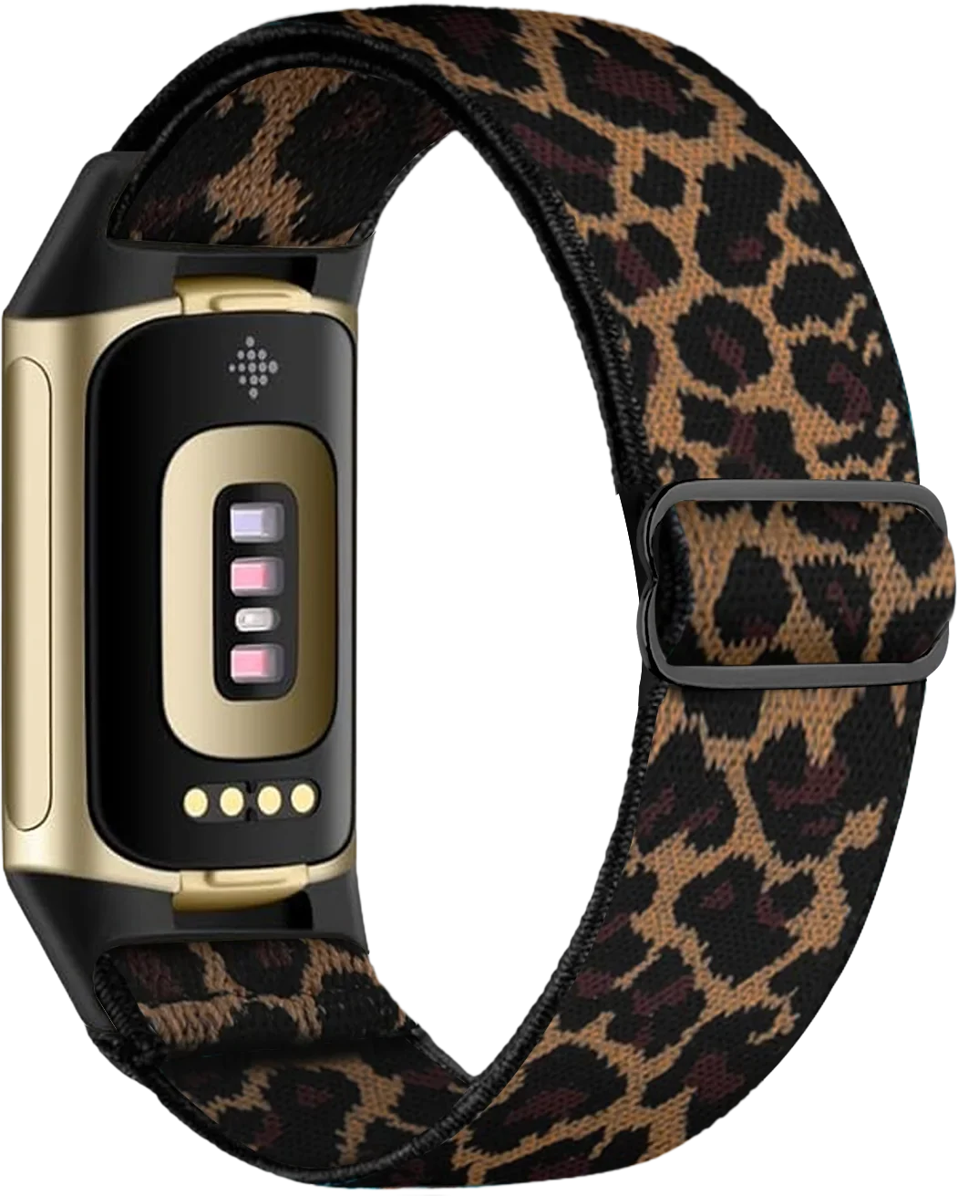 Bracelet pour montre Fitbit Charge 5, Charge 6 léopard