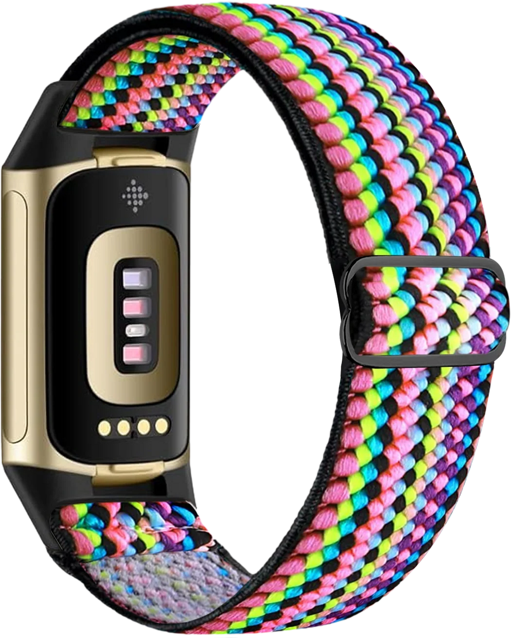 Bracelet pour montre Fitbit Charge 5, Charge 6 arc en ciel