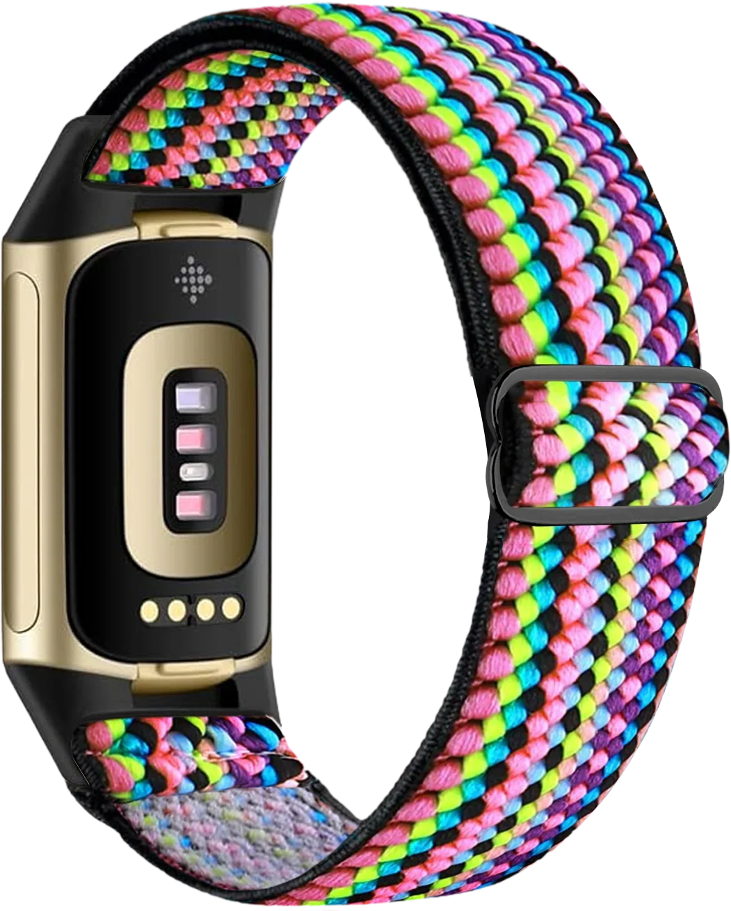 Bracelet pour montre Fitbit Charge 5, Charge 6 arc en ciel