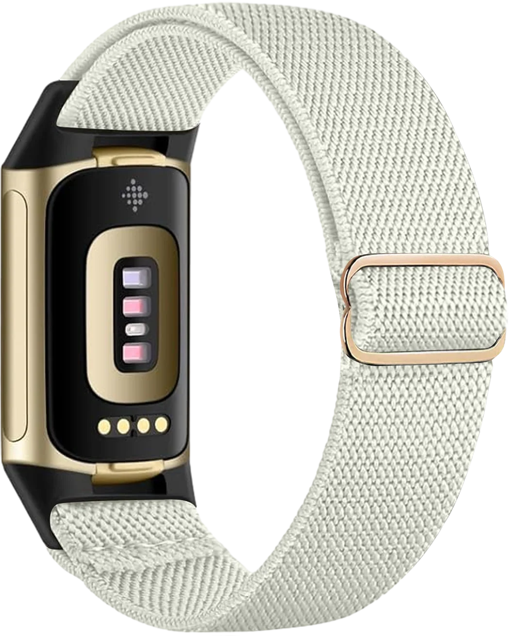 Bracelet pour montre Fitbit Charge 5, Charge 6 blanc