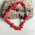 Bracelet réglable corail rouge