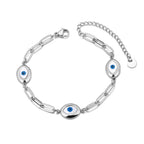 Retro Bracelet Against the Evil Eye silver