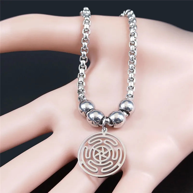 Hecate's Wheel Strophalos Bracelet Wiccan Witchcraft