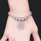 Hecate's Wheel Strophalos Bracelet Wiccan Witchcraft