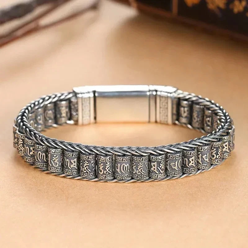 Bracelet roue de prière tibétaine