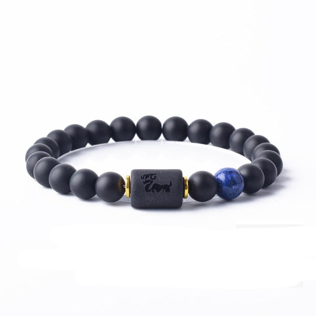 Zodiac Sign Bracelet 12 Constellations Chain Bracelet for Men and Women Astrology