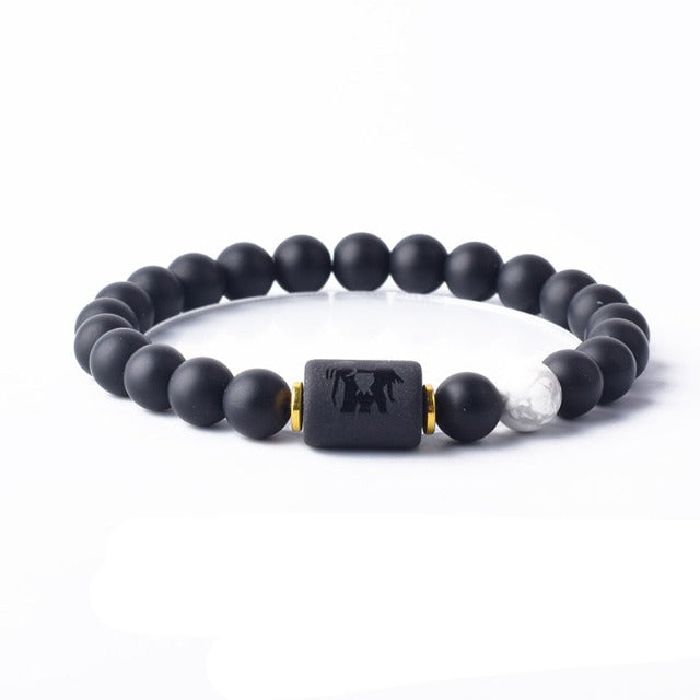 Zodiac Sign Bracelet 12 Constellations Chain Bracelet for Men and Women Astrology