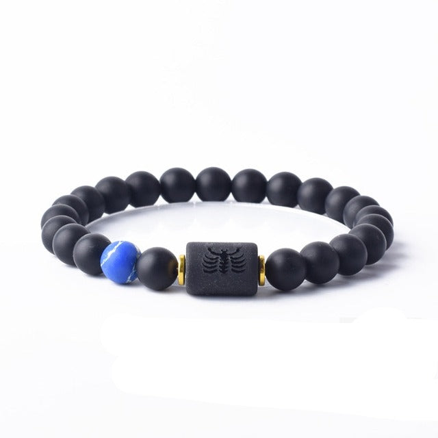 Zodiac Sign Bracelet 12 Constellations Chain Bracelet for Men and Women Astrology