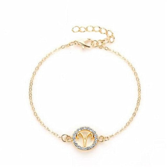 Zodiac Sign Bracelet 12 Constellations Bracelet for Men and Women Astrology