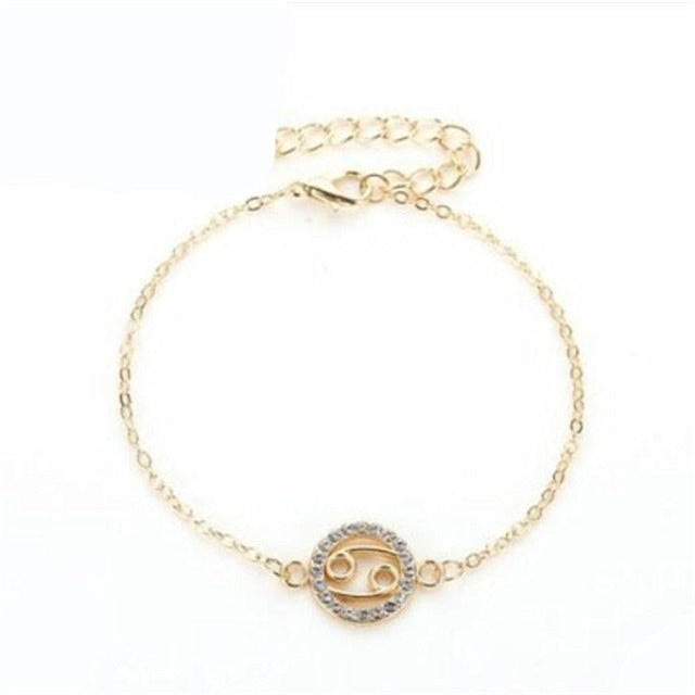 Zodiac Sign Bracelet 12 Constellations Bracelet for Men and Women Astrology