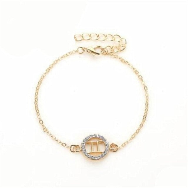 Zodiac Sign Bracelet 12 Constellations Bracelet for Men and Women Astrology