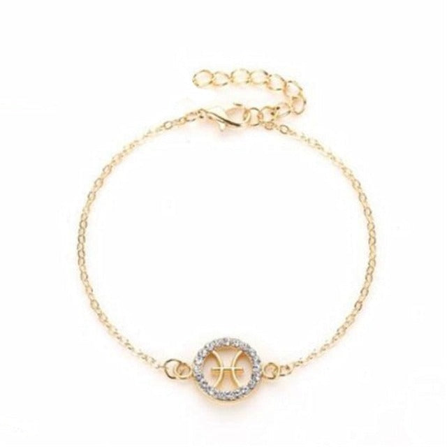 Zodiac Sign Bracelet 12 Constellations Bracelet for Men and Women Astrology