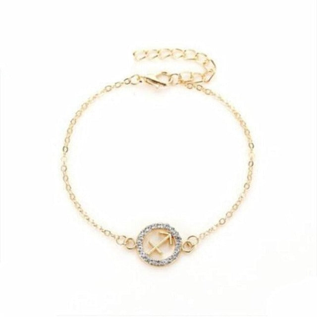 Zodiac Sign Bracelet 12 Constellations Bracelet for Men and Women Astrology