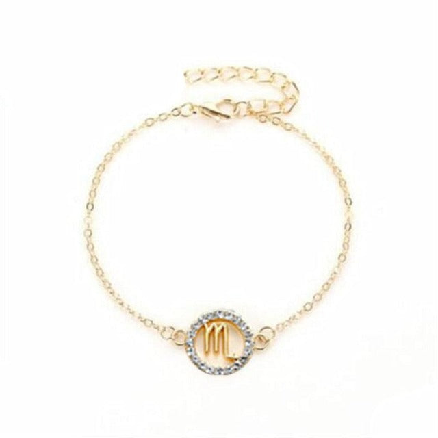 Zodiac Sign Bracelet 12 Constellations Bracelet for Men and Women Astrology