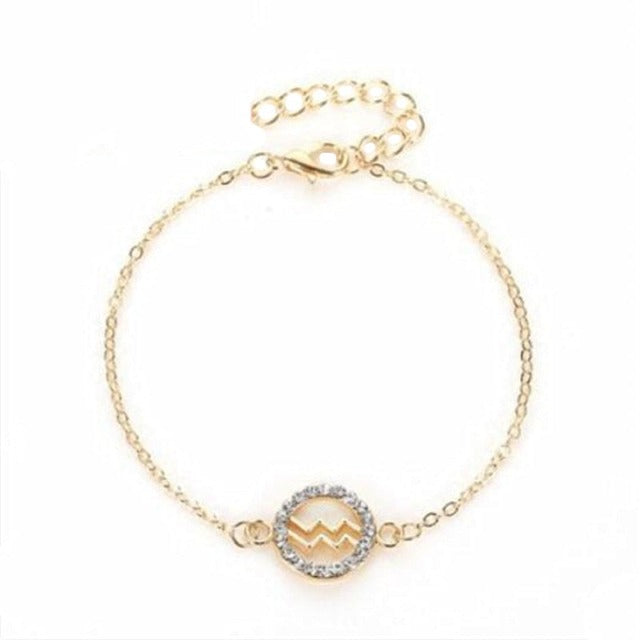 Zodiac Sign Bracelet 12 Constellations Bracelet for Men and Women Astrology