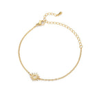 Bracelet Soleil Femme Gourmette Astre or