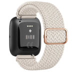 Super Elastic Bracelet Fitbit Versa 1 Versa 2 Versa Lite Cream White Watch