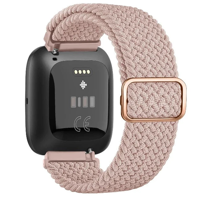 Super Elastic Bracelet Fitbit Versa 1 Versa 2 Versa Lite Light Pink Watch