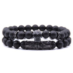 Women's Black Skull Bracelet