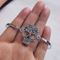 Silver Skull Bracelet for Women