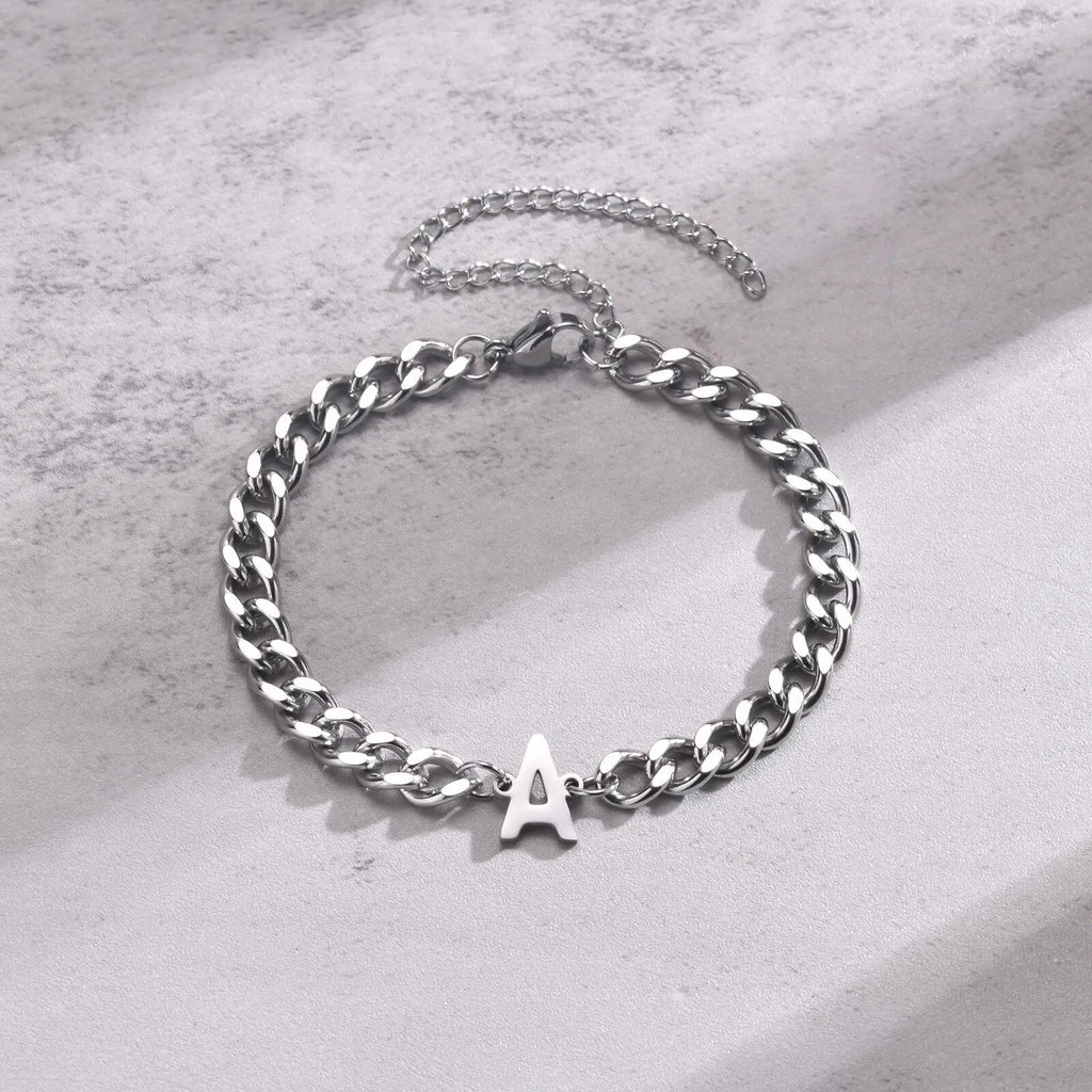 Bracelet torsadé initiale a