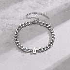 Bracelet torsadé initiale a