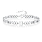 Bracelet torsadé initiale b