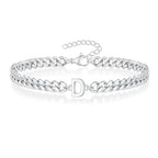 Bracelet torsadé initiale d