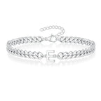 Bracelet torsadé initiale e
