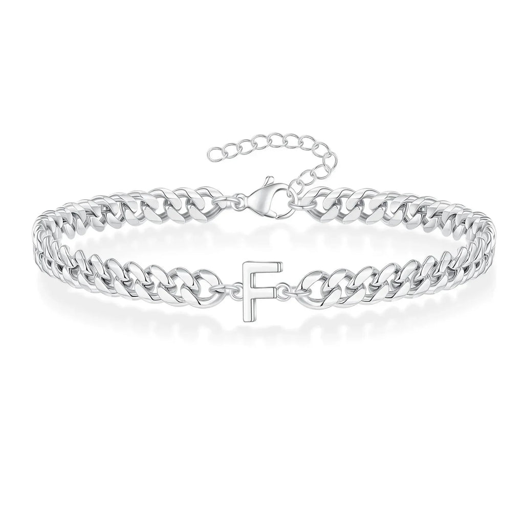 Bracelet torsadé initiale f