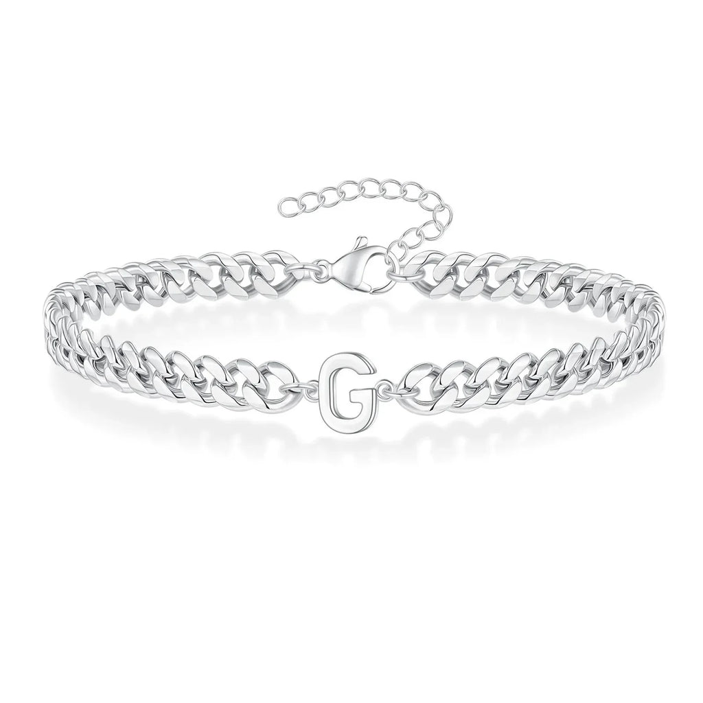 Bracelet torsadé initiale g