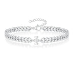 Bracelet torsadé initiale i