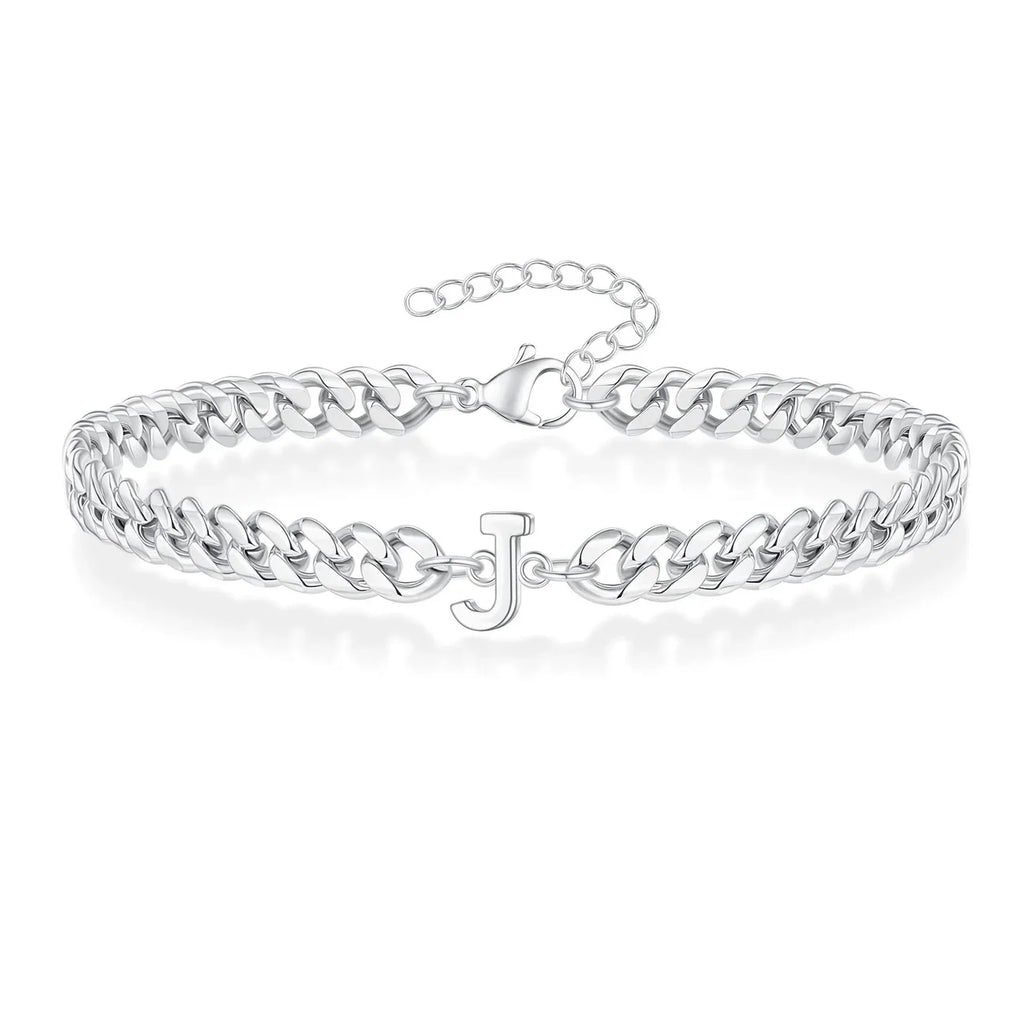Bracelet torsadé initiale j
