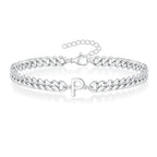 Bracelet torsadé initiale p