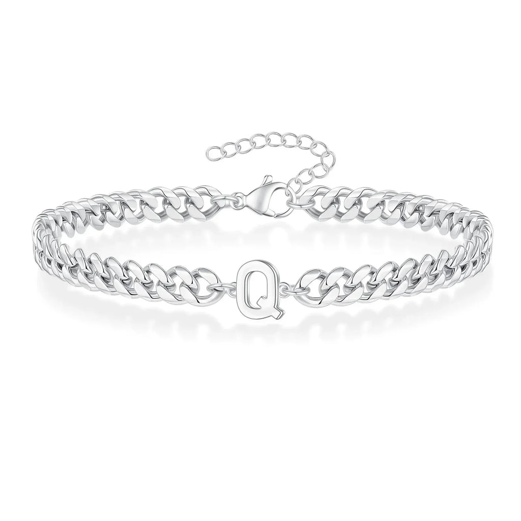 Bracelet torsadé initiale q