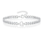 Bracelet torsadé initiale q
