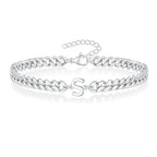 Bracelet torsadé initiale s