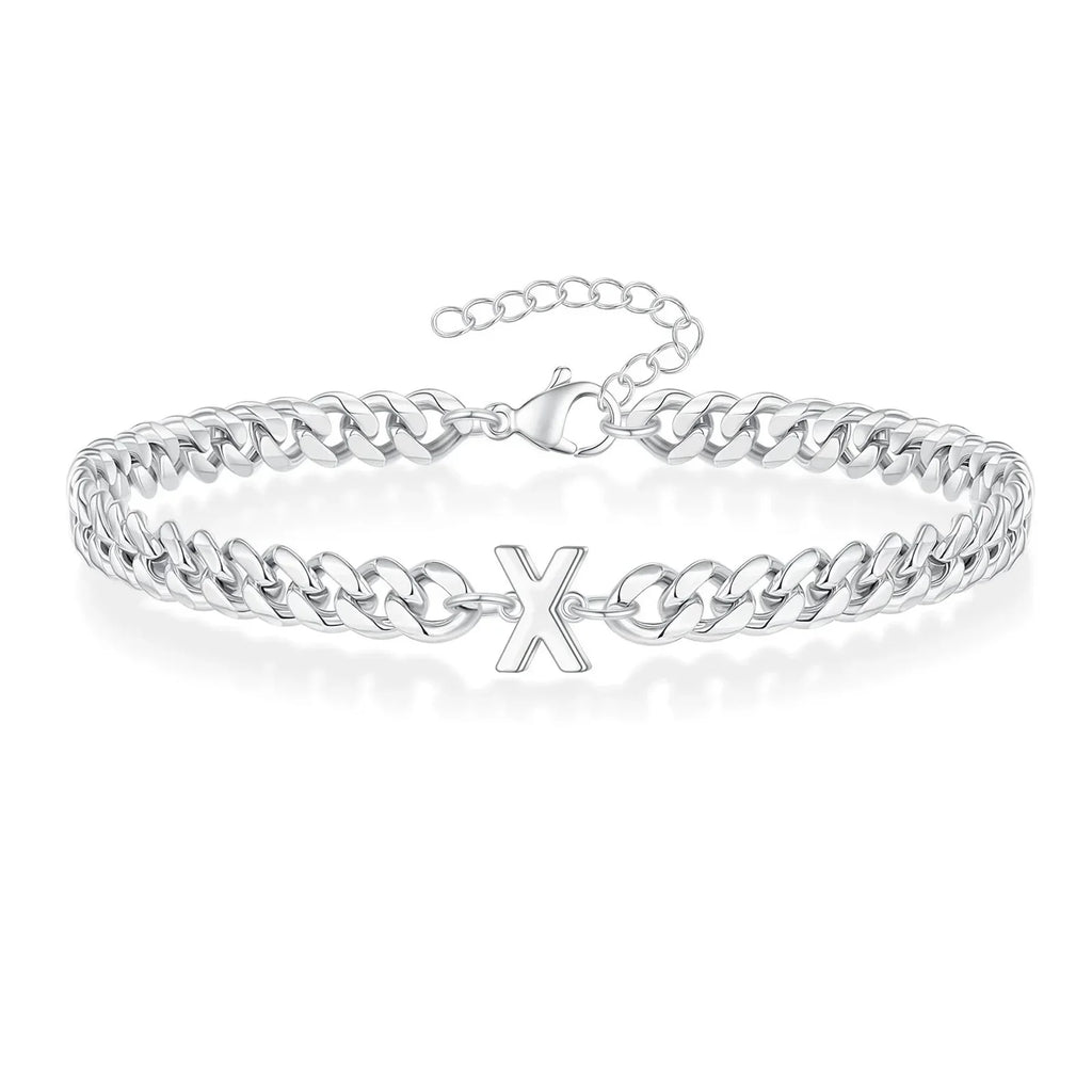 Bracelet torsadé initiale x