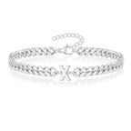 Bracelet torsadé initiale x