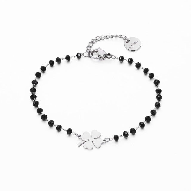 Four Leaf Clover Lucky Charm Bracelet