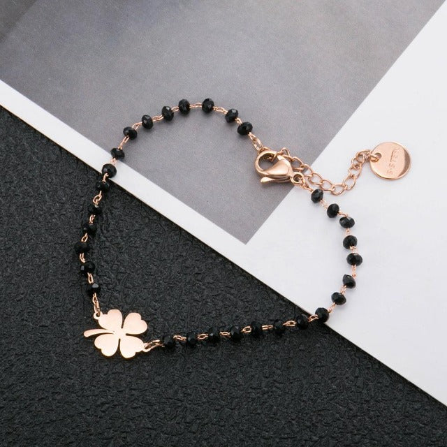 Four Leaf Clover Lucky Charm Bracelet
