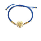 Colored Women's Metatron Cube Bracelet blue